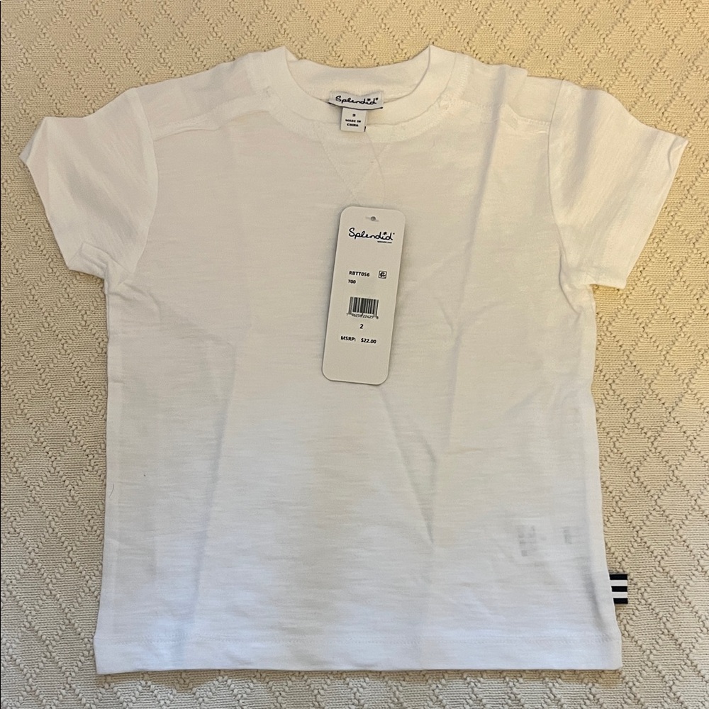 Splendid Crisp White Tee